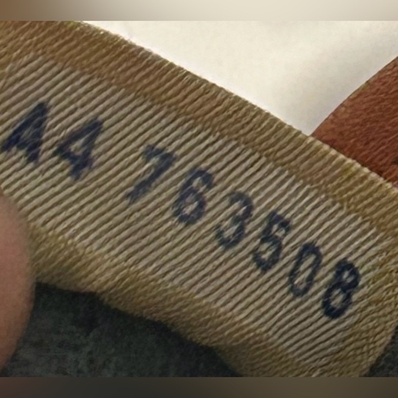 Dooney & Bourke Leather Crossbody Bag Navy Brown Vintage Style Designer Handbag - Picture 12 of 15